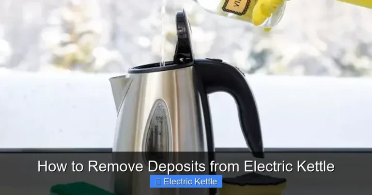 How to Remove Deposits from Electric Kettle