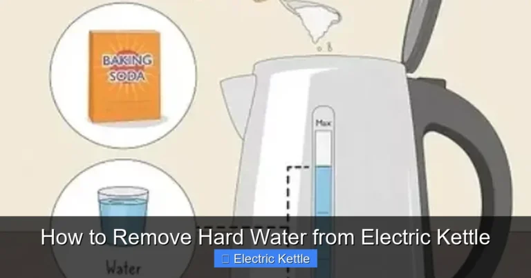 How to Remove Hard Water from Electric Kettle