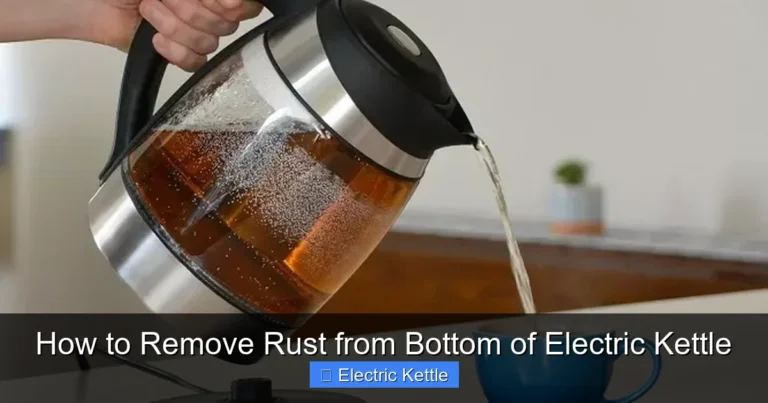 How to Remove Rust from Bottom of Electric Kettle