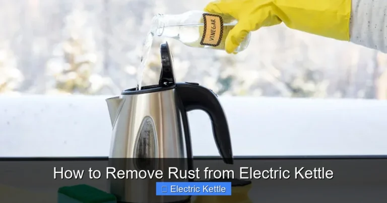 How to Remove Rust from Electric Kettle