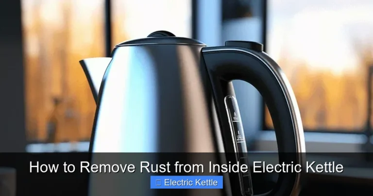 How to Remove Rust from Inside Electric Kettle
