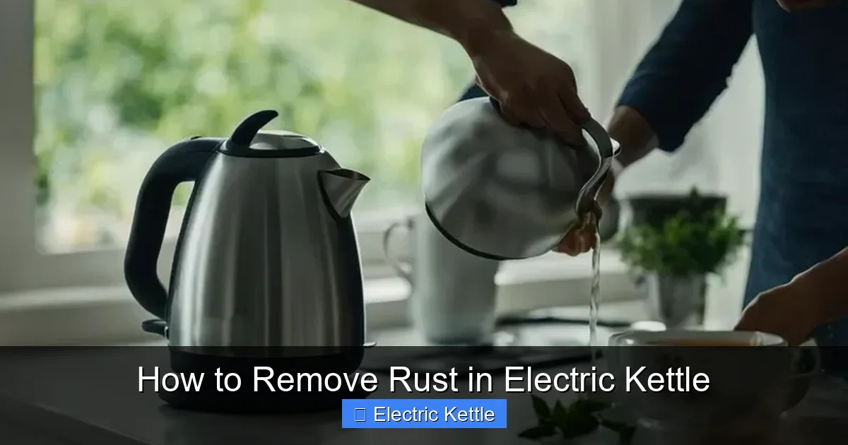 How to Remove Rust in Electric Kettle