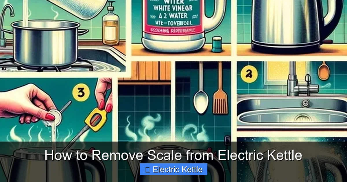 How to Remove Scale from Electric Kettle