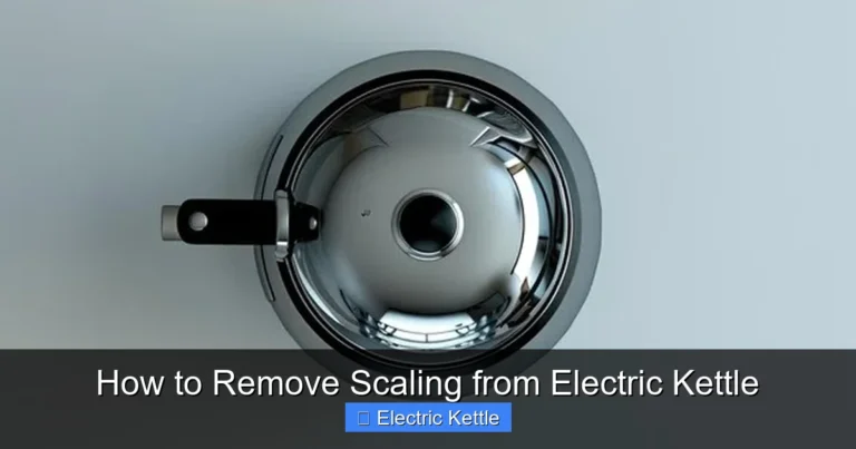 How to Remove Scaling from Electric Kettle