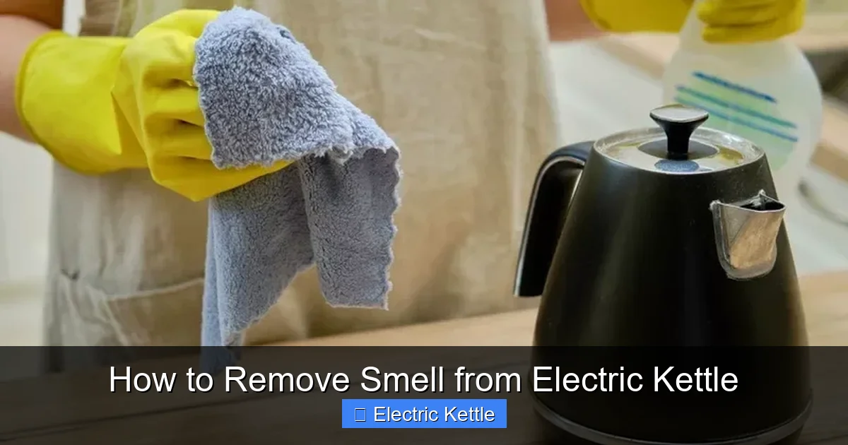 How to Remove Smell from Electric Kettle