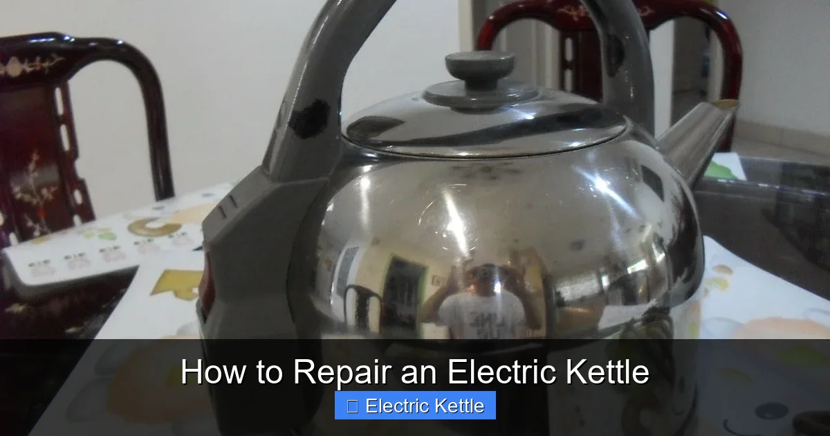 How to Repair an Electric Kettle