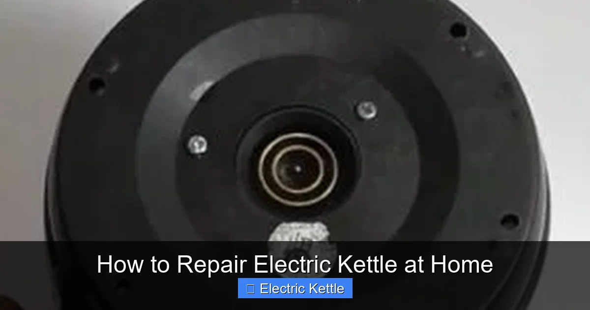 How to Repair Electric Kettle at Home