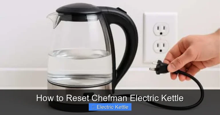 How to Reset Chefman Electric Kettle