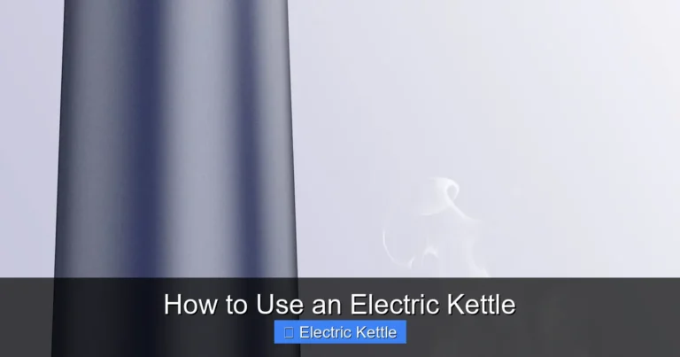 How to Use an Electric Kettle