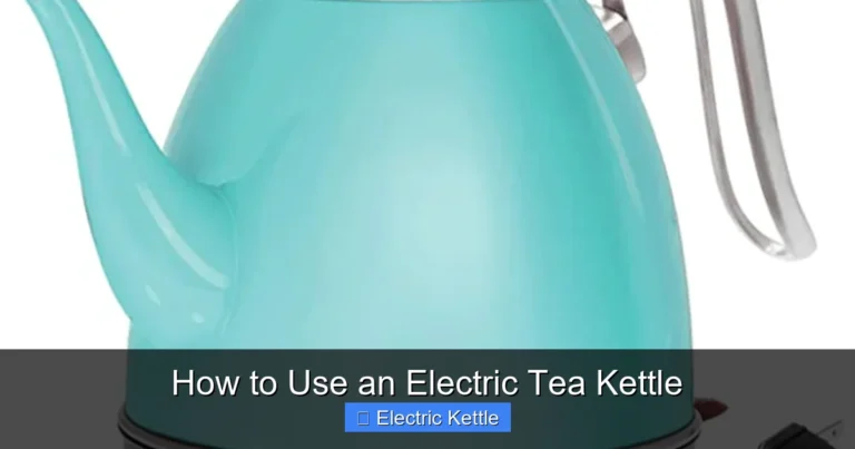 How to Use an Electric Tea Kettle