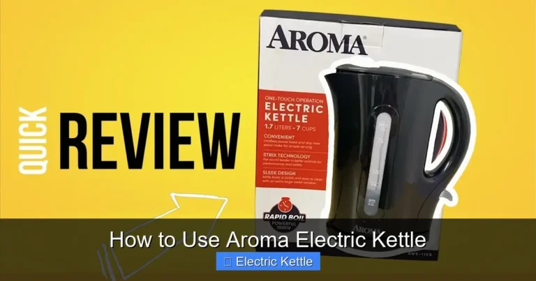 How to Use Aroma Electric Kettle