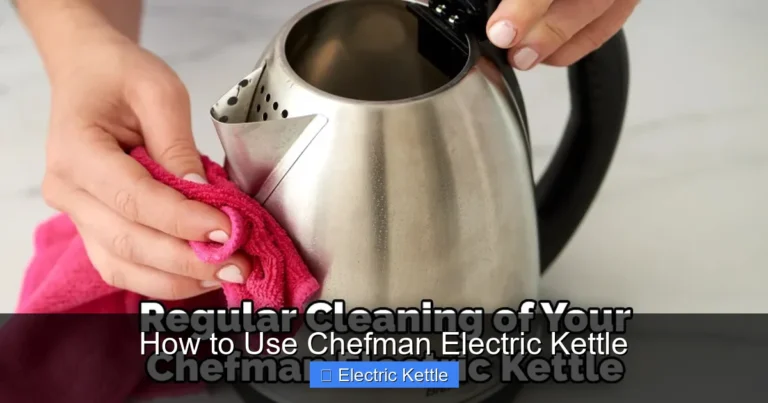 How to Use Chefman Electric Kettle