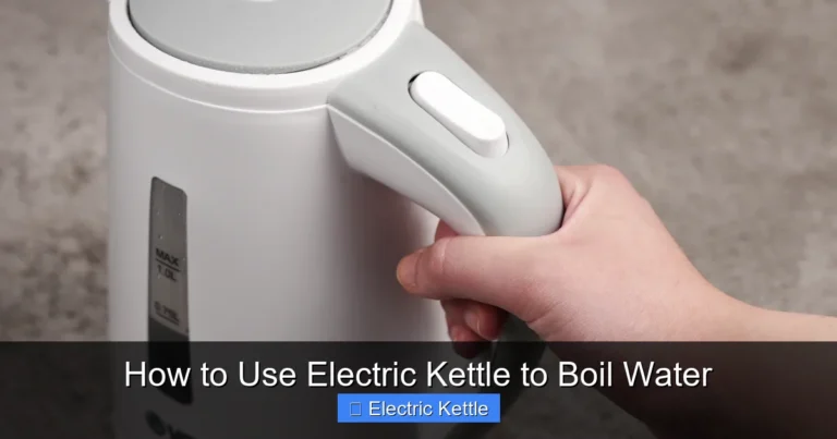 How to Use Electric Kettle to Boil Water