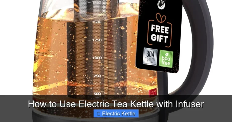 How to Use Electric Tea Kettle with Infuser