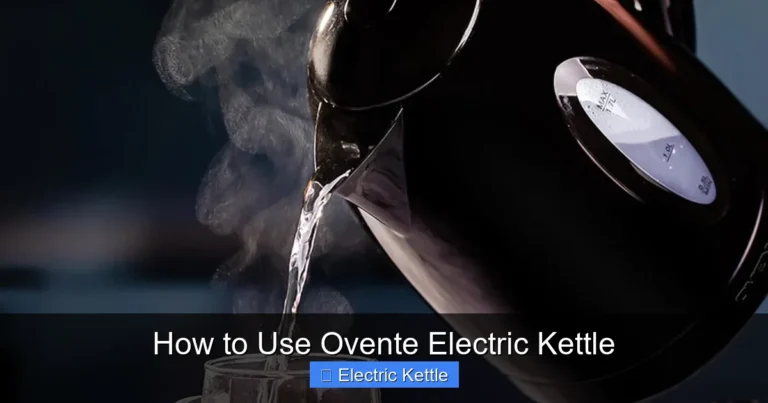 How to Use Ovente Electric Kettle