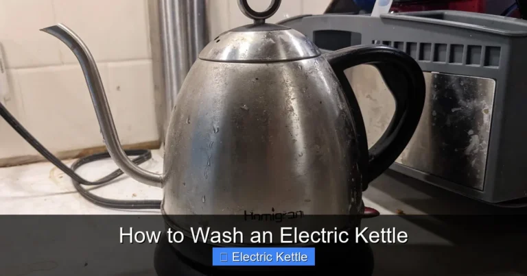 How to Wash an Electric Kettle