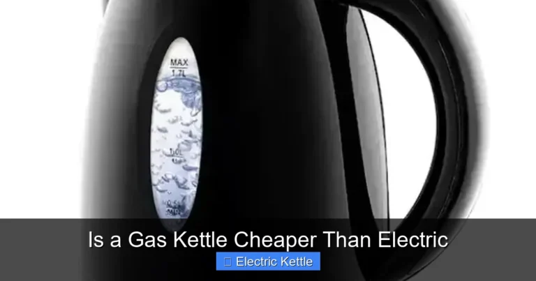 Is a Gas Kettle Cheaper Than Electric