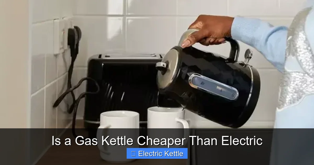 Is a Gas Kettle Cheaper Than Electric
