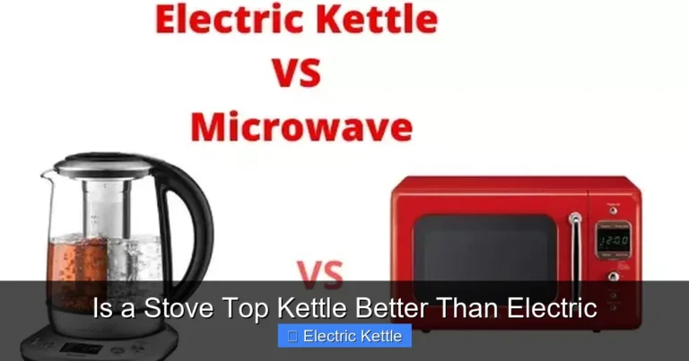 Is a Stove Top Kettle Better Than Electric