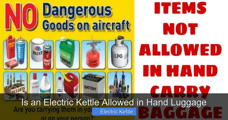 Is an Electric Kettle Allowed in Hand Luggage
