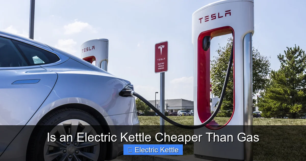 Is an Electric Kettle Cheaper Than Gas