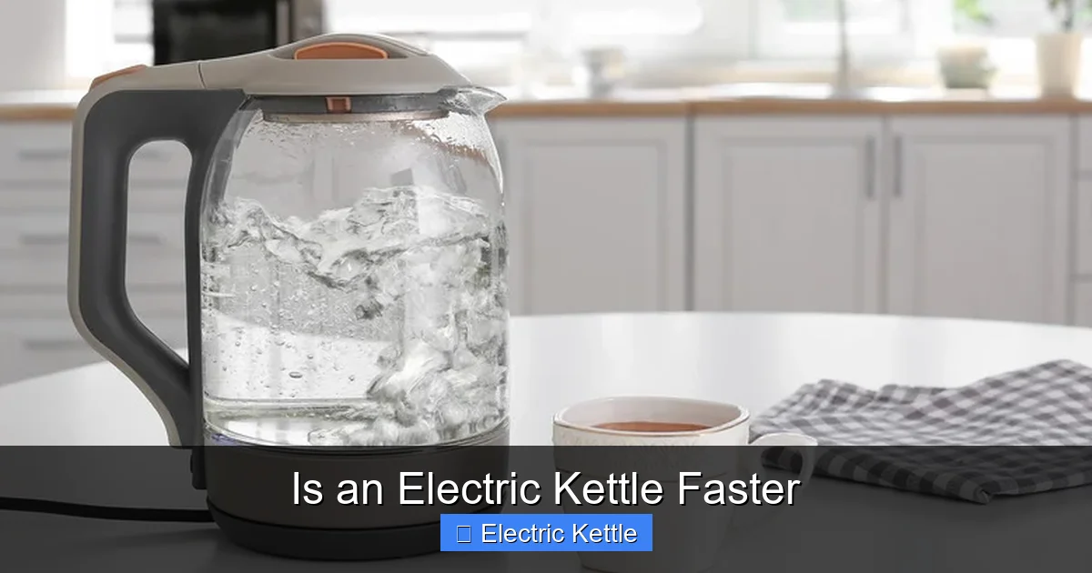 Is an Electric Kettle Faster