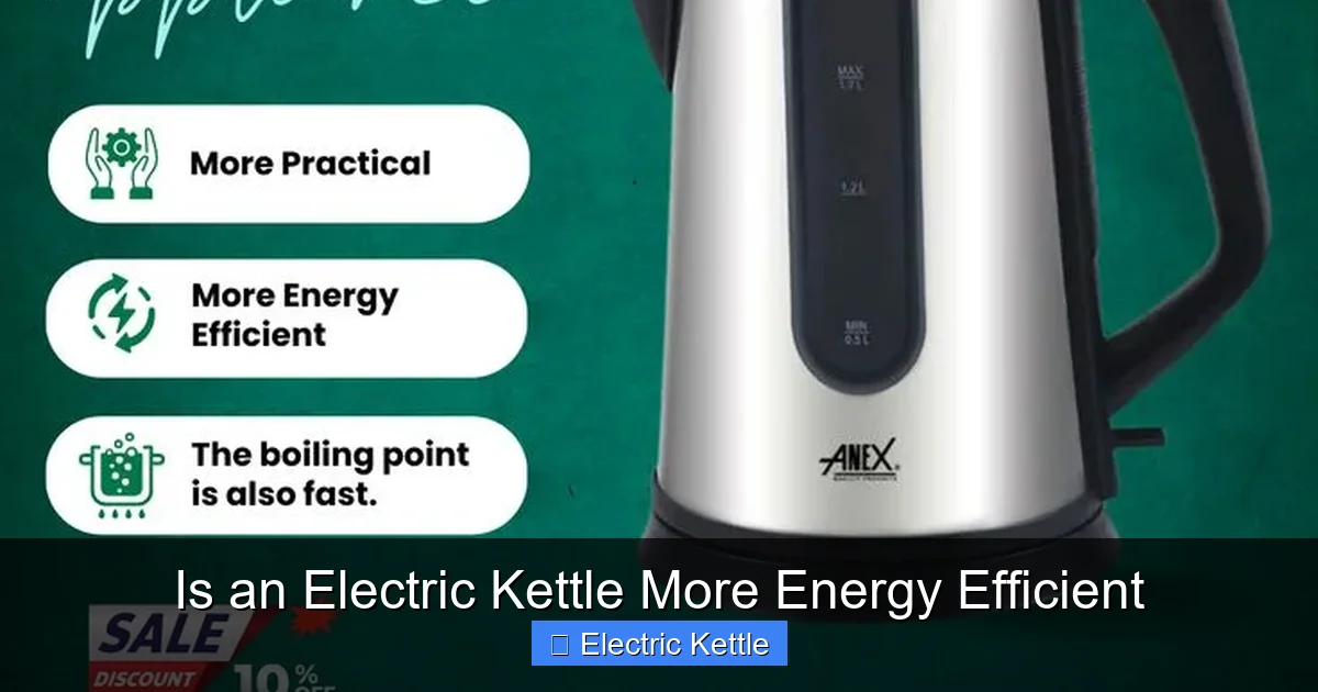 Is an Electric Kettle More Energy Efficient