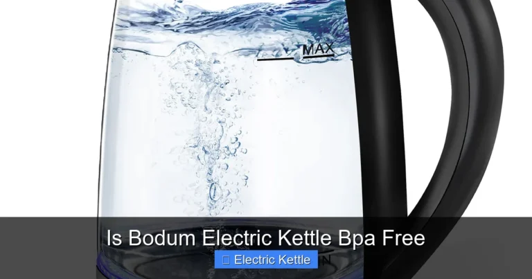 Is Bodum Electric Kettle Bpa Free