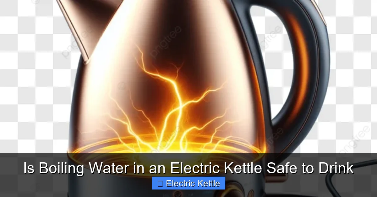 Is Boiling Water in an Electric Kettle Safe to Drink
