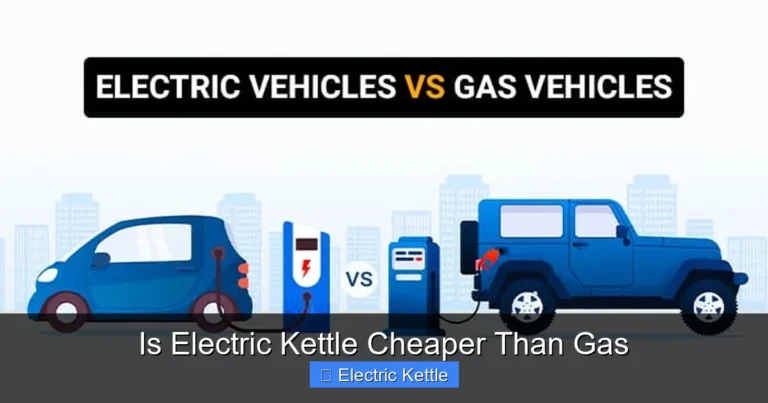 Is Electric Kettle Cheaper Than Gas