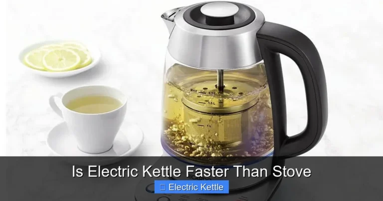 Is Electric Kettle Faster Than Stove