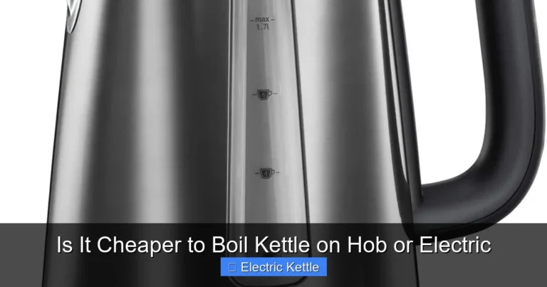 Is It Cheaper to Boil Kettle on Hob or Electric