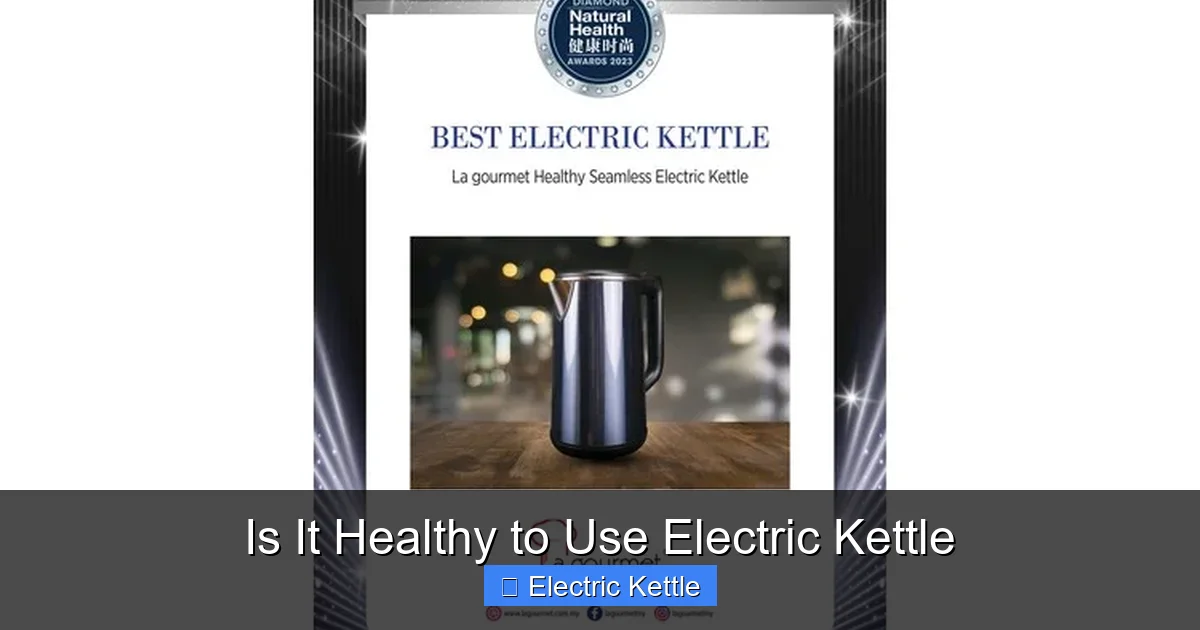 Is It Healthy to Use Electric Kettle