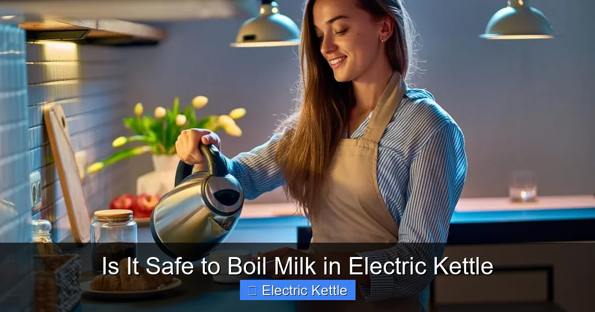Is It Safe to Boil Milk in Electric Kettle