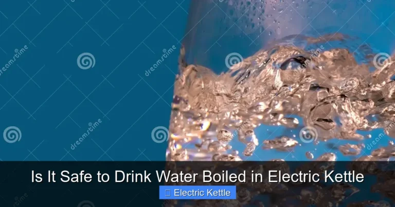 Is It Safe to Drink Water Boiled in Electric Kettle