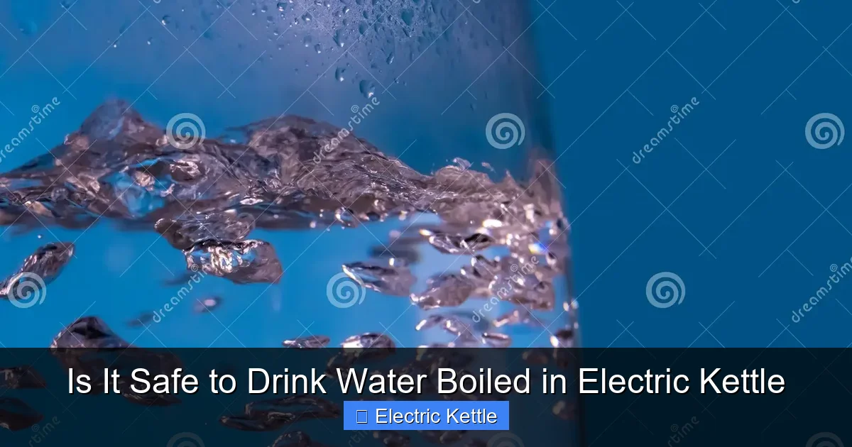 Is It Safe to Drink Water Boiled in Electric Kettle