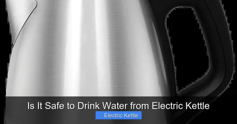 Is It Safe to Drink Water from Electric Kettle