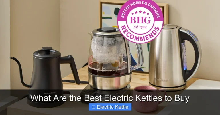 What Are the Best Electric Kettles to Buy