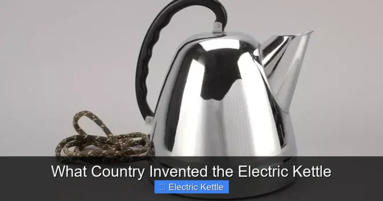 What Country Invented the Electric Kettle
