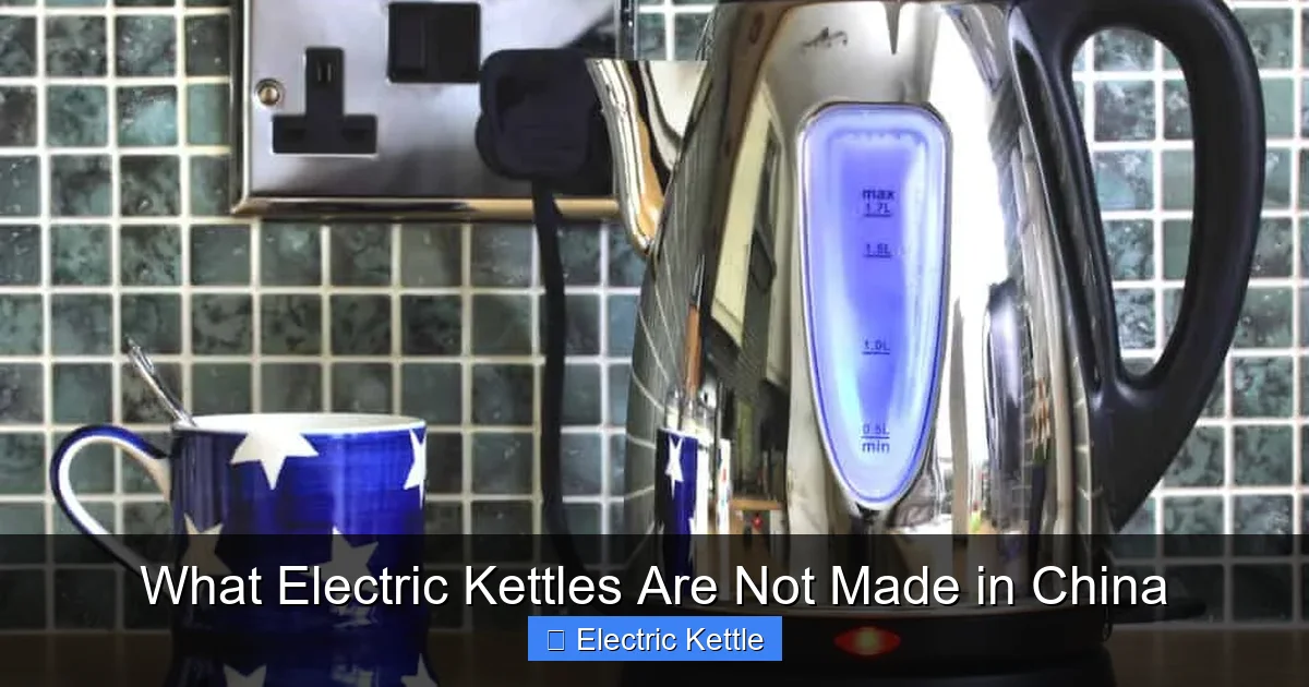 What Electric Kettles Are Not Made in China