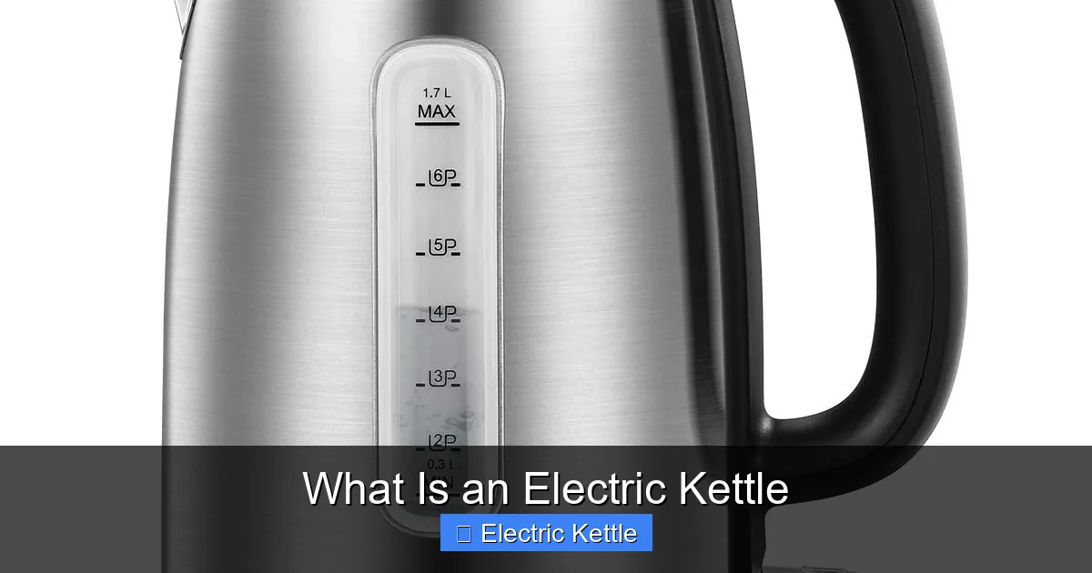 What Is an Electric Kettle