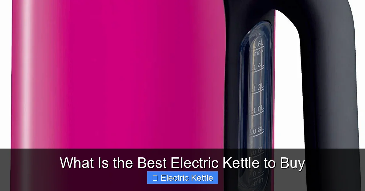 What Is the Best Electric Kettle to Buy