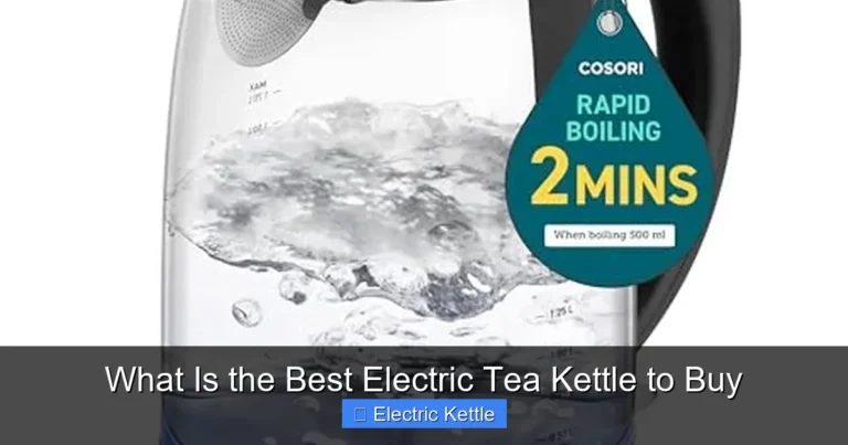 What Is the Best Electric Tea Kettle to Buy