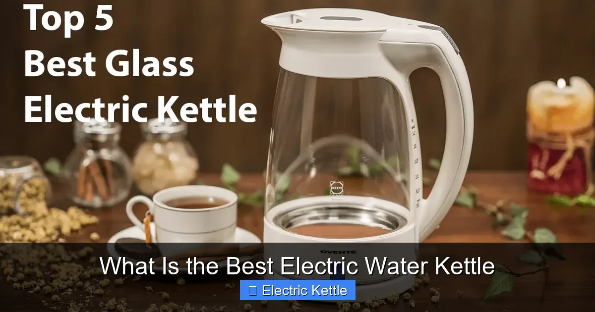 What Is the Best Electric Water Kettle