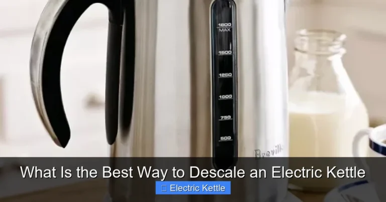 What Is the Best Way to Descale an Electric Kettle