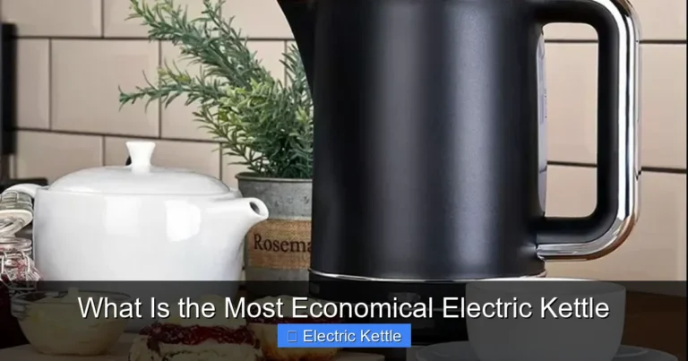 What Is the Most Economical Electric Kettle