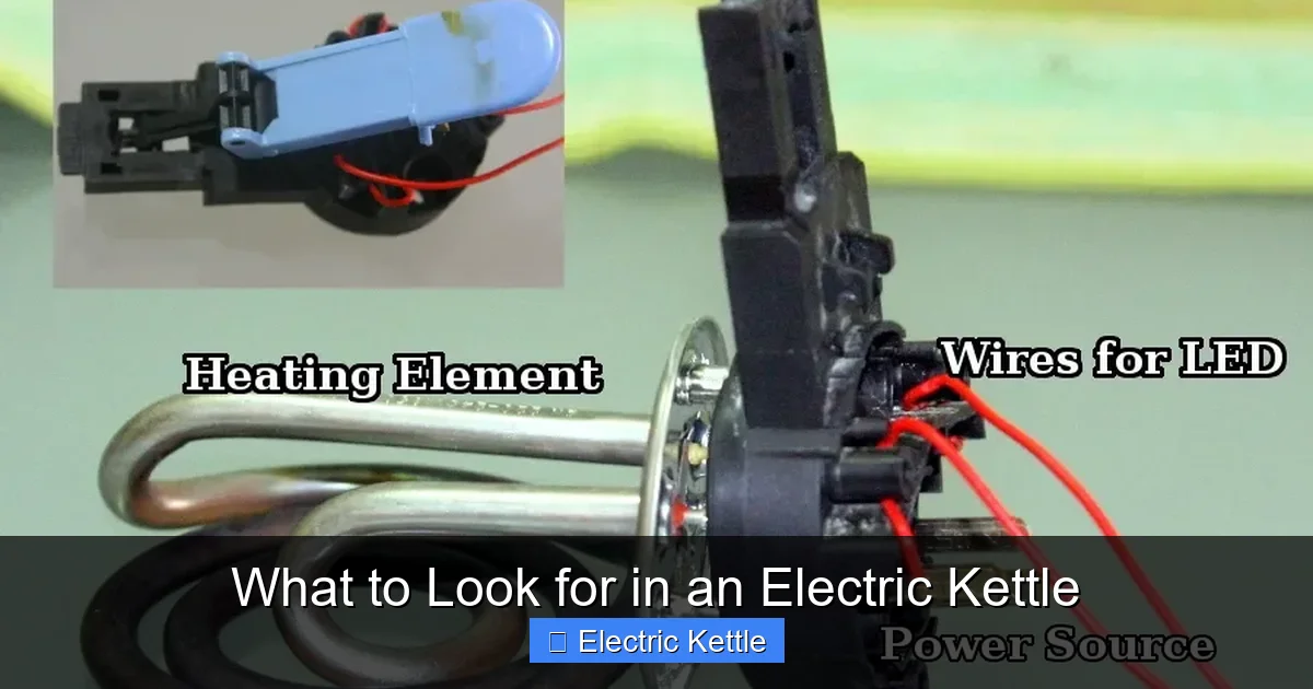 What to Look for in an Electric Kettle