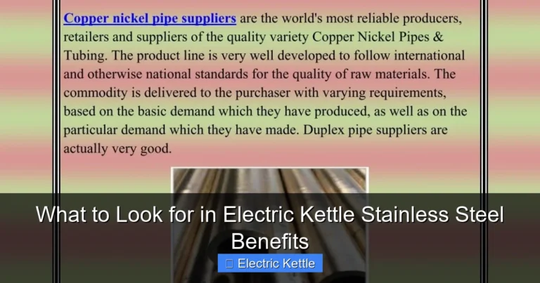 What to Look for in Electric Kettle Stainless Steel Benefits