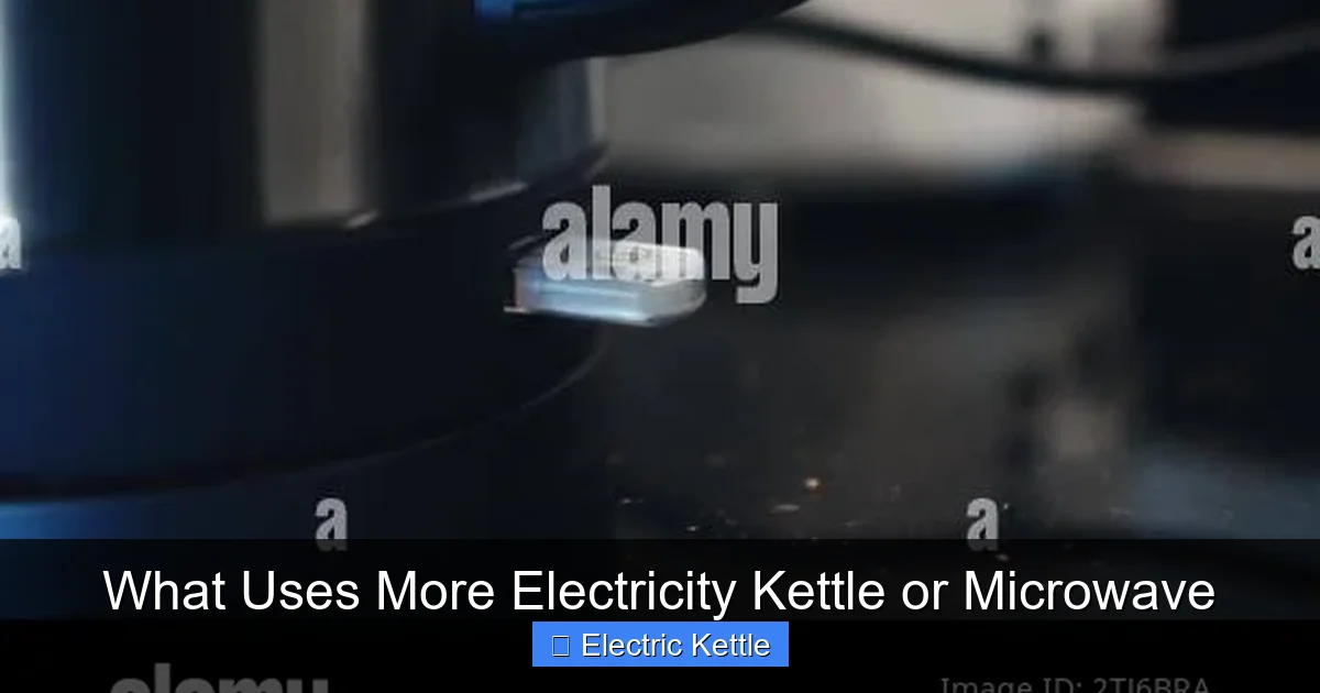What Uses More Electricity Kettle or Microwave