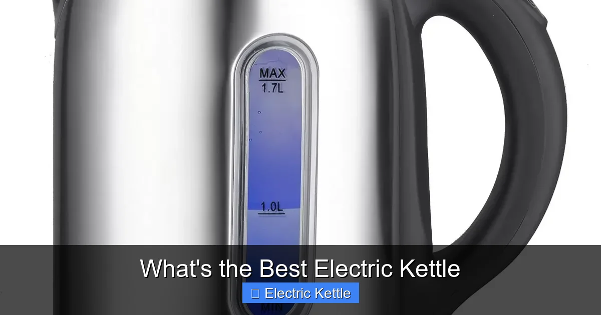 What's the Best Electric Kettle